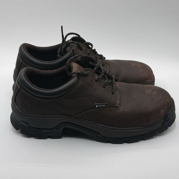 Timberland Pro Stockdale Alloy Safety Toe Waterproof Work Shoes Mens 9.5 M Brown main image 14